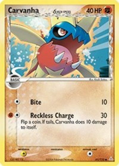 Carvanha [Reverse Holo] #61