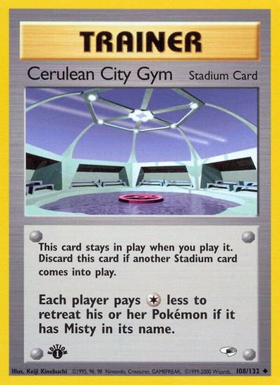 Cerulean City Gym [1st Edition] #108