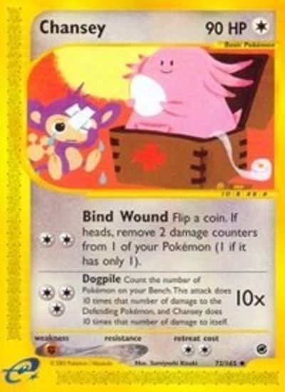 Chansey [Reverse Holo] #72