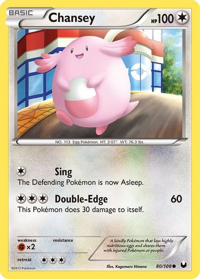 Chansey [Reverse Holo] #80