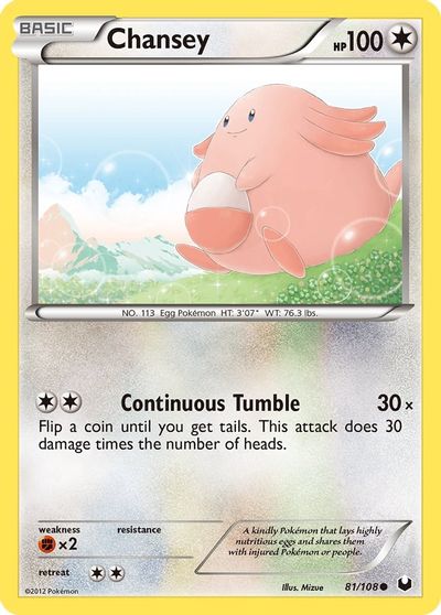 Chansey [Reverse Holo] #81