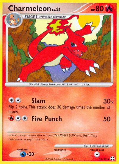 Charmeleon [Reverse Holo] #35