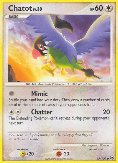 Chatot [Reverse Holo] #55