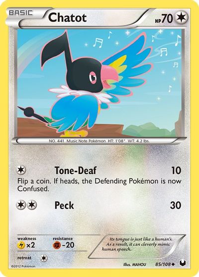 Chatot [Reverse Holo] #85