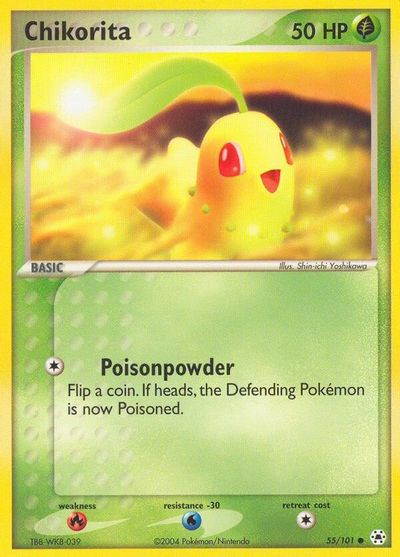 Chikorita [Reverse Holo] #55