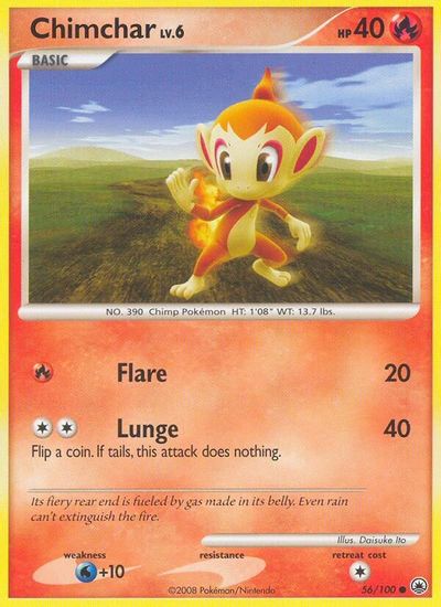Chimchar [Reverse Holo] #56