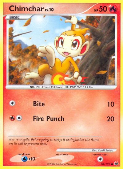 Chimchar [Reverse Holo] #70