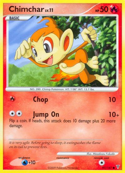 Chimchar [Reverse Holo] #97