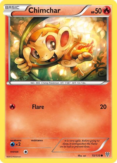 Chimchar [Reverse Holo] #15