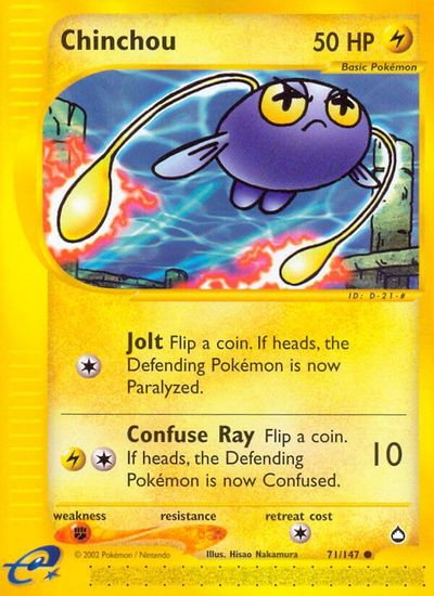Chinchou [Reverse Holo] #71