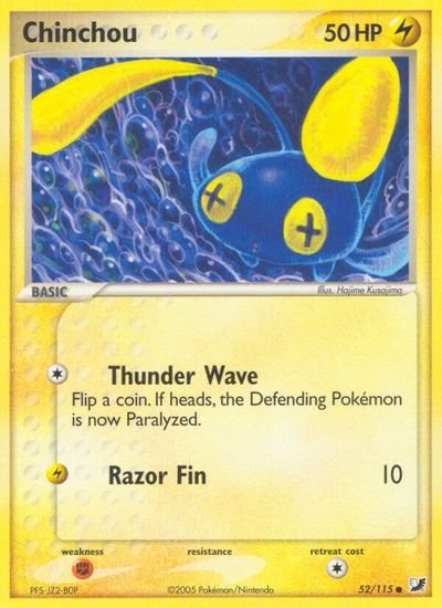 Chinchou [Reverse Holo] #52