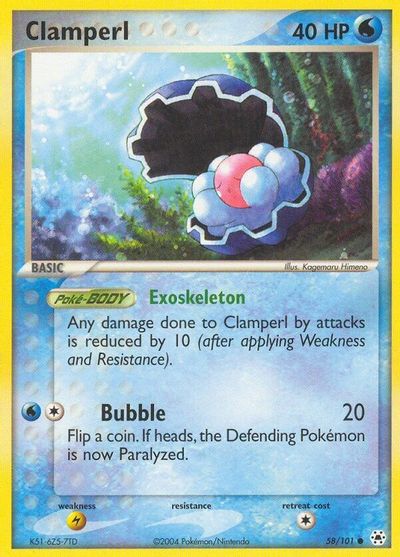 Clamperl [Reverse Holo] #58