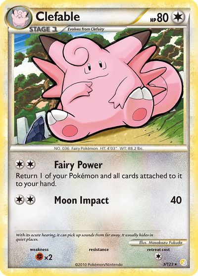Clefable [Reverse Holo] #3