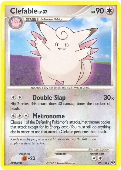 Clefable [Reverse Holo] #22