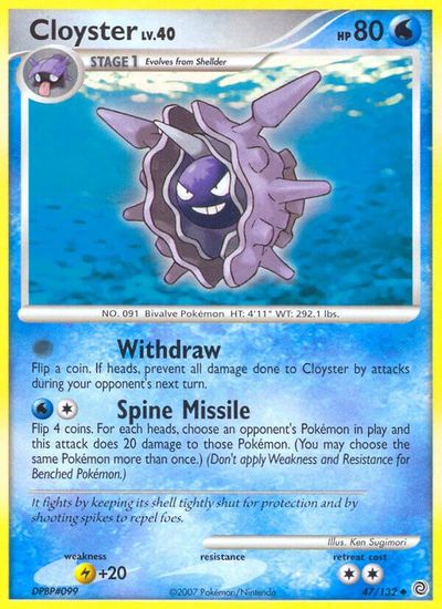 Cloyster [Reverse Holo] #47