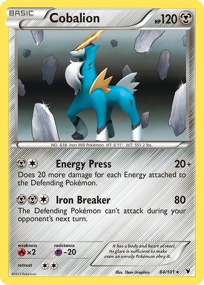 Cobalion [Reverse Holo] #84