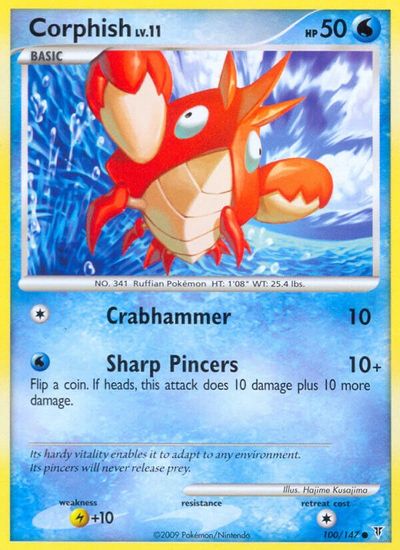 Corphish [Reverse Holo] #100