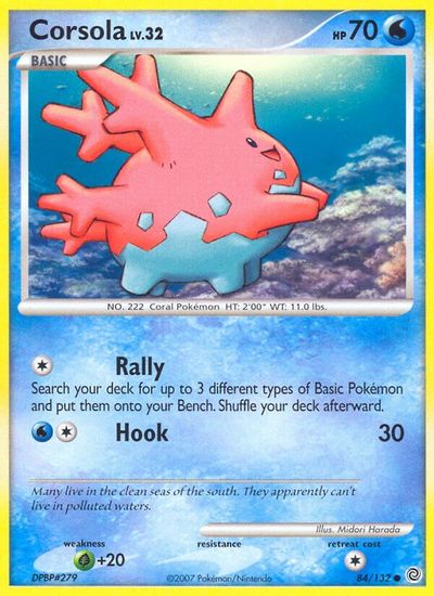 Corsola [Reverse Holo] #84