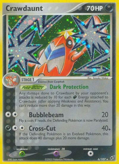 Crawdaunt [Reverse Holo] #6