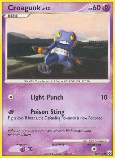 Croagunk [Reverse Holo] #60