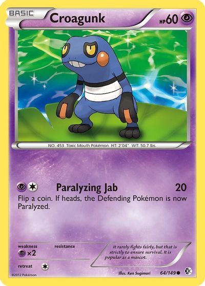 Croagunk [Reverse Holo] #64