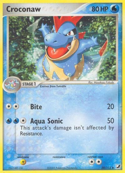 Croconaw [Reverse Holo] #38