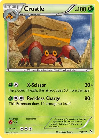 Crustle [Reverse Holo] #7