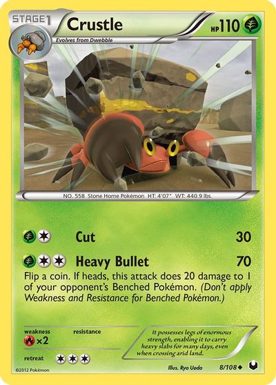 Crustle [Reverse Holo] #8