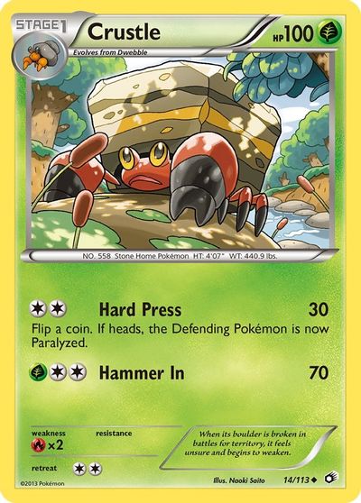 Crustle [Reverse Holo] #14