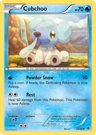 Cubchoo [Reverse Holo] #28