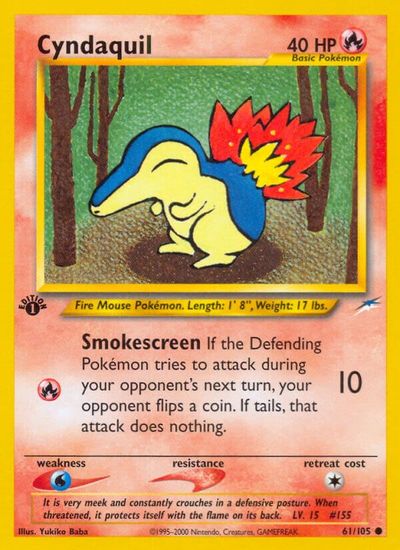 Cyndaquil [1st Edition] #61