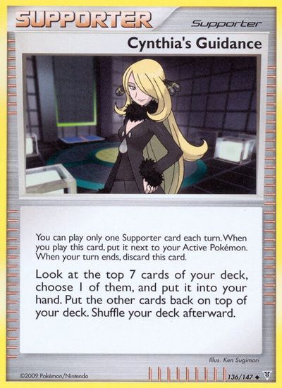 Cynthia's Guidance [Reverse Holo] #136
