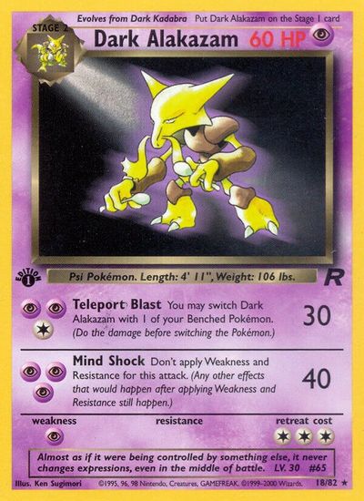 Dark Alakazam #18