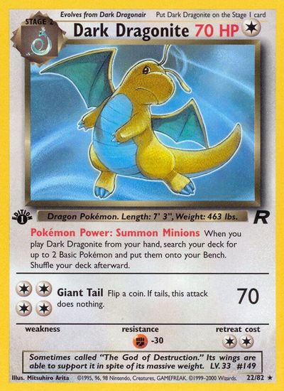Dark Dragonite [1st Edition] #22