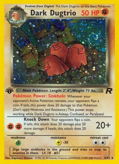 Dark Dugtrio [1st Edition] #6