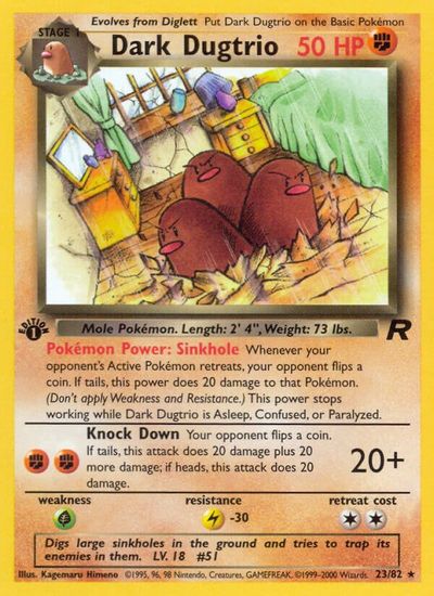 Dark Dugtrio [1st Edition] #23