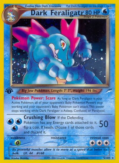 Dark Feraligatr [1st Edition] #5