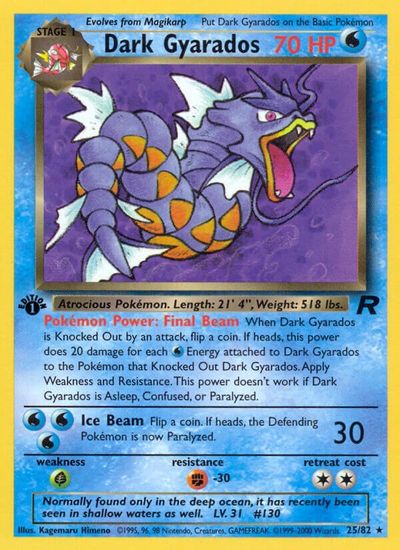 Dark Gyarados [1st Edition] #25
