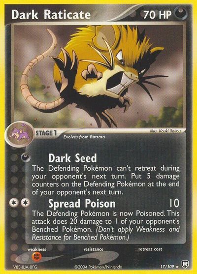 Dark Raticate [Reverse Holo] #17