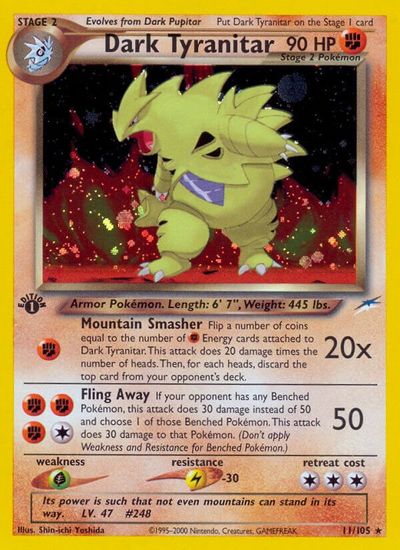 Dark Tyranitar [1st Edition] #11
