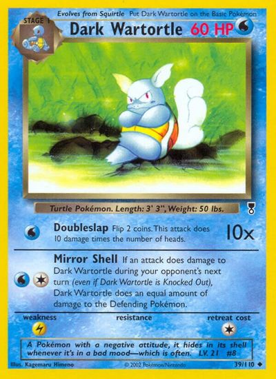 Dark Wartortle [Reverse Holo] #39