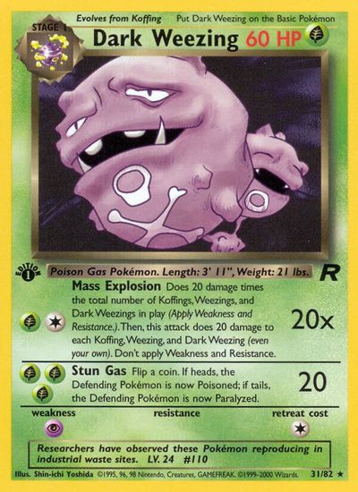 Dark Weezing [1st Edition] #31