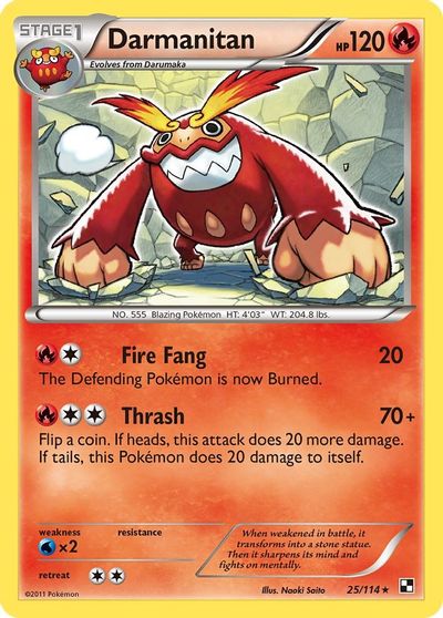 Darmanitan [Reverse Holo] #25