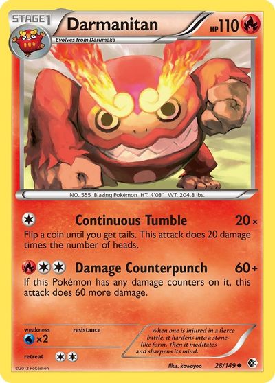 Darmanitan [Reverse Holo] #28
