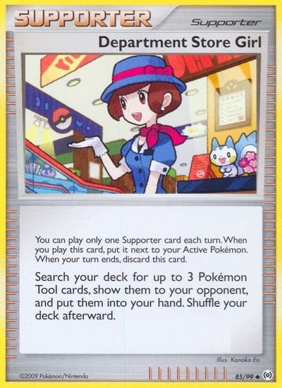 Department Store Girl [Reverse Holo] #85