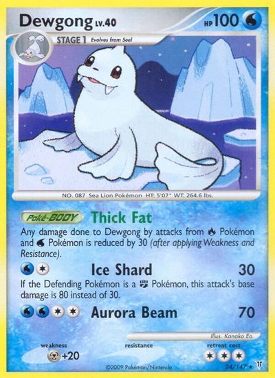 Dewgong [Reverse Holo] #24
