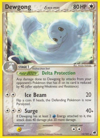 Dewgong [Reverse Holo] #15