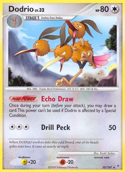 Dodrio [Reverse Holo] #25
