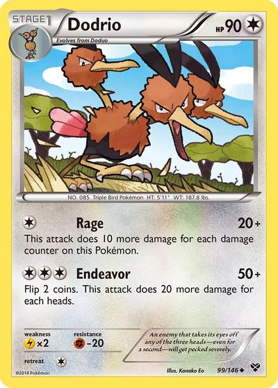 Dodrio [Reverse Holo] #99