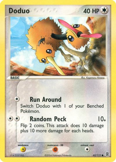 Doduo [Reverse Holo] #62